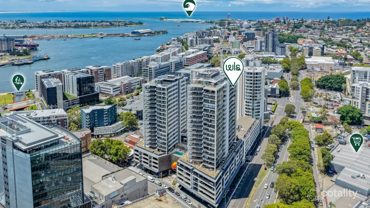 3-bedroom unit at 1906/15 National Park Street, Newcastle West, NSW 2302, Newcastle, New South Wales