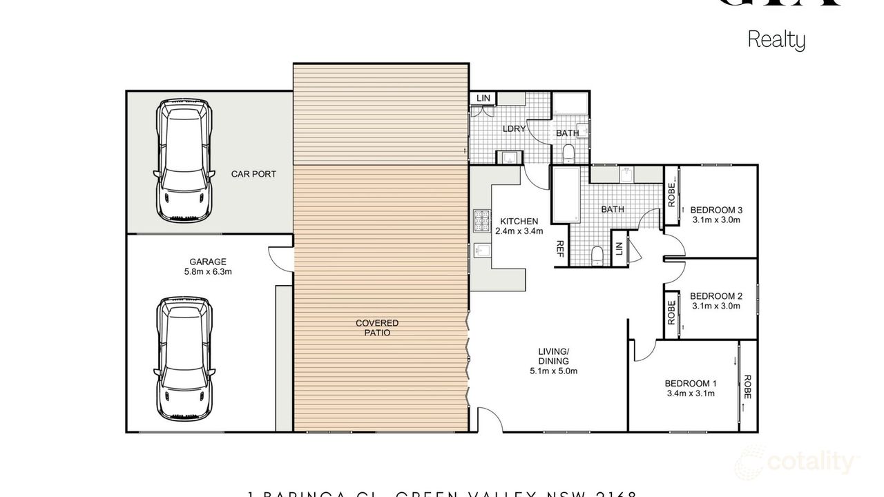 3-bedroom house at 1 Baringa Close, Green Valley, NSW 2168, Liverpool, New South Wales