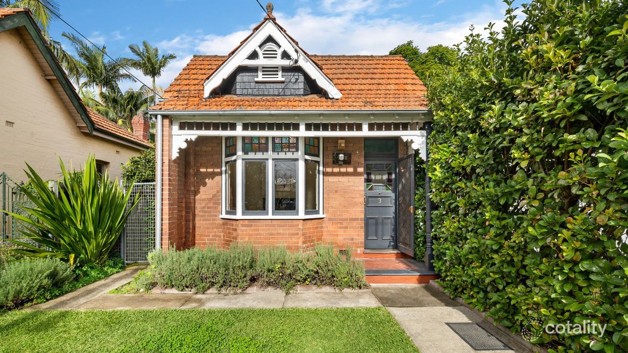 3-bedroom house at 3 Lucy Street, Ashfield, NSW 2131, Inner West, New South Wales