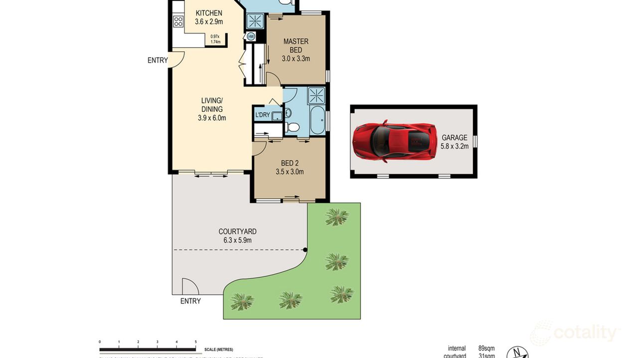 2-bedroom unit at 1/69 Wagner Road, Clayfield, QLD 4011, Brisbane, Queensland