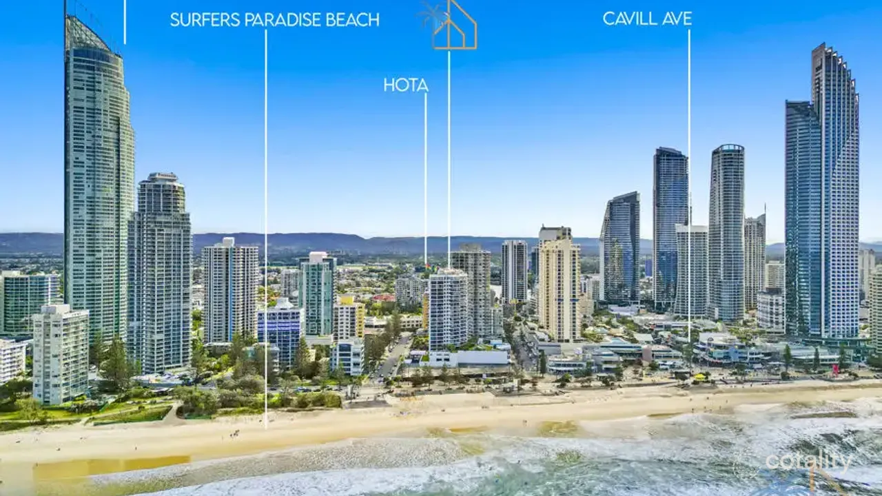 1-bedroom unit at 1904/9 Trickett Street, Surfers Paradise, QLD 4217, Gold Coast Council, Queensland