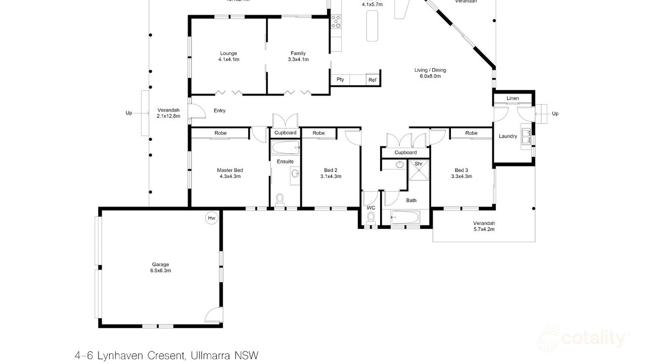 3-bedroom house at 4-6 Lynhaven Crescent, Ulmarra, NSW 2462, Clarence Valley Council, New South Wales