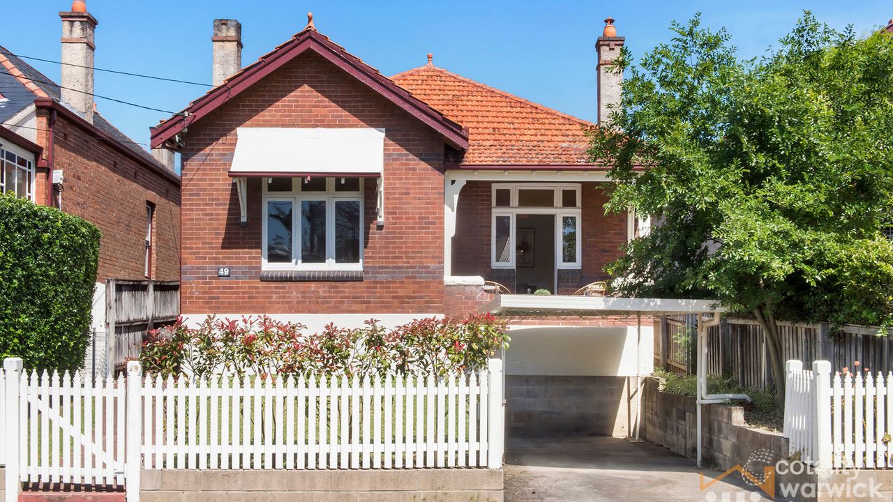 3-bedroom house at 49 Bowman Street, Drummoyne, NSW 2047, Canada Bay Council, New South Wales