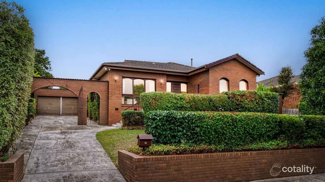 4-bedroom house at 13 Leawarra Crescent, Doncaster East, VIC 3109, Manningham Council, Victoria