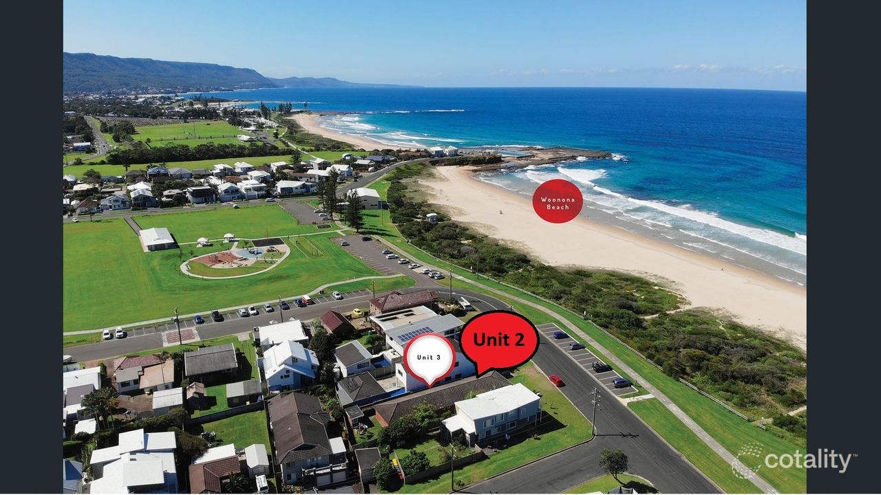 1-bedroom unit at 2/10 Beach Drive, Woonona, NSW 2517, , New South Wales