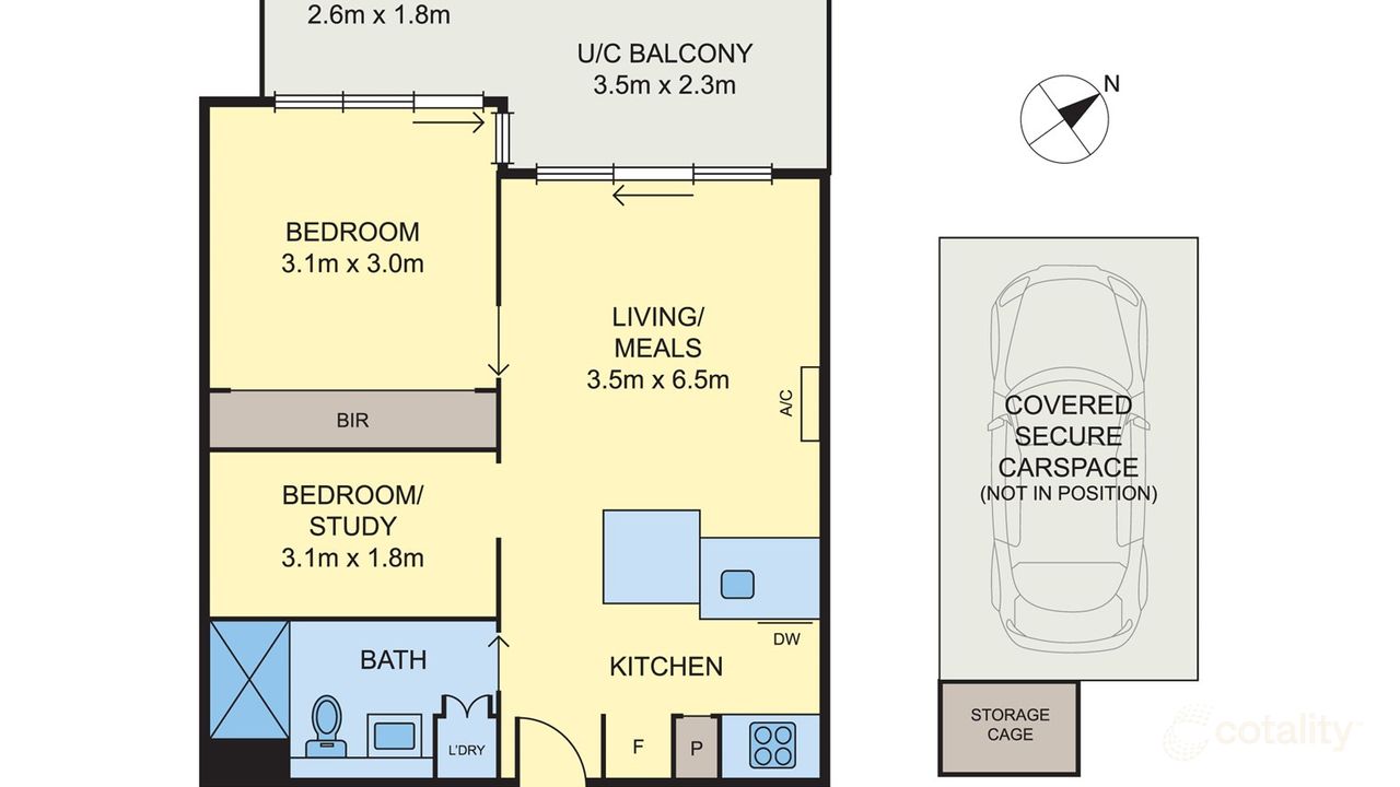 1-bedroom unit at 216/1 Westley Avenue, Ivanhoe, VIC 3079, Banyule Council, Victoria