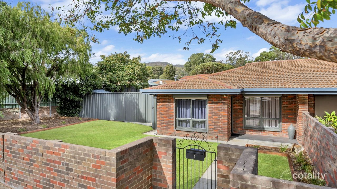 2-bedroom unit at 1/286 Montacute Road, Rostrevor, SA 5073, Campbelltown Council, South Australia