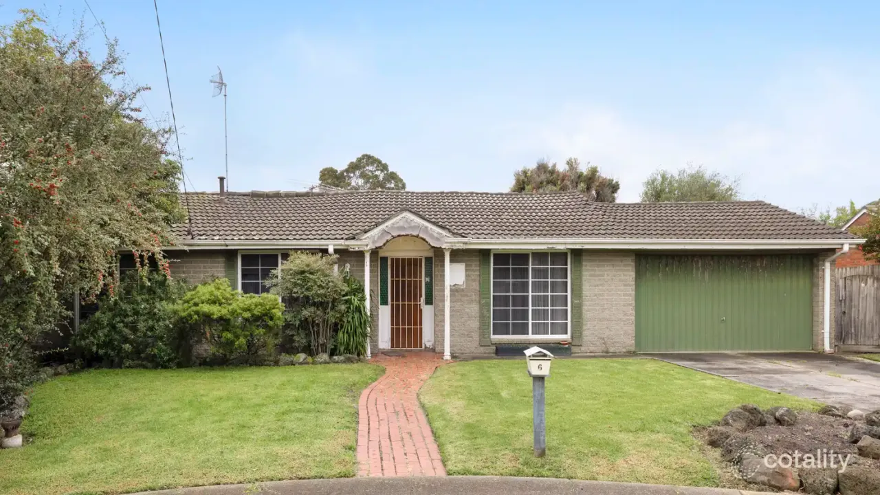 3-bedroom house at 6 Deanswood Court, Cheltenham, VIC 3192, Kingston (Vic.), Victoria