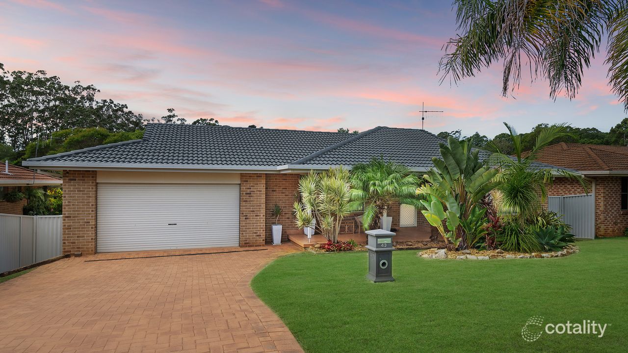 3-bedroom house at 43 Amira Drive, Port Macquarie, NSW 2444, Port Macquarie-Hastings, New South Wales