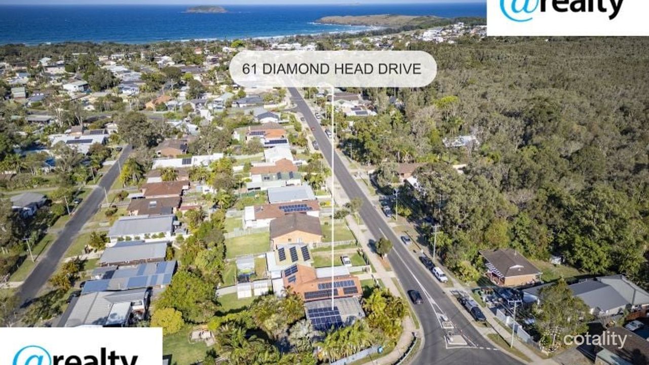 3-bedroom house at 61 Diamond Head Drive, Sandy Beach, NSW 2456, Coffs Harbour Council, New South Wales