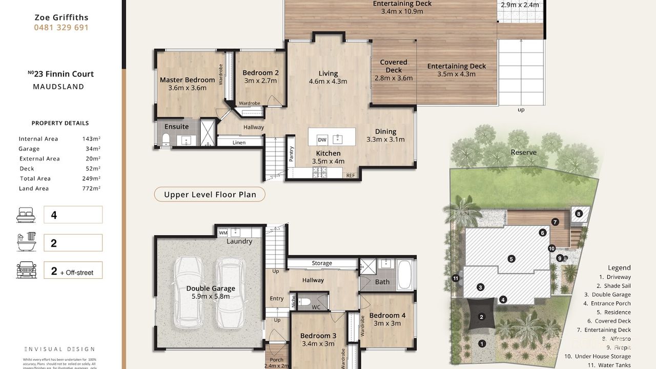 4-bedroom house at 23 Finnin Court, Maudsland, QLD 4210, Gold Coast Council, Queensland