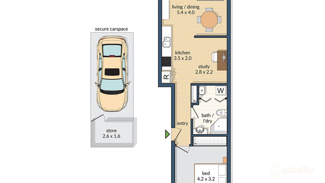 1-bedroom unit at 17/36-50 Taylor Street, Annandale, NSW 2038, Inner West, New South Wales
