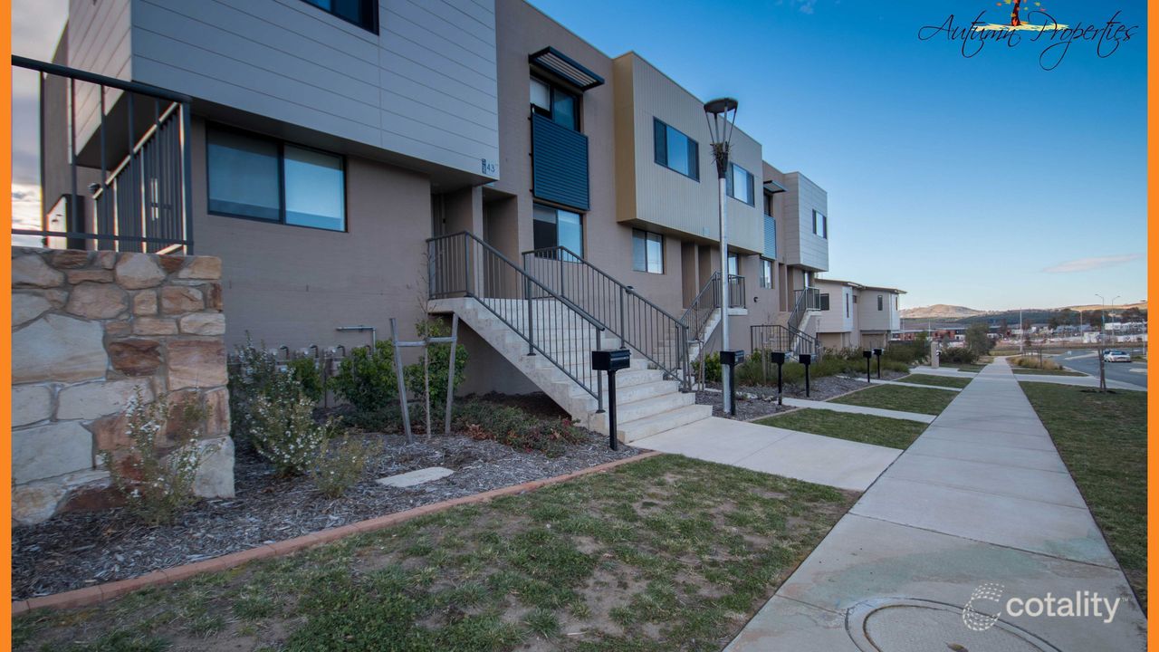 3-bedroom unit at 18/45 Tishler Street, Wright, ACT 2611, , Australian Capital Territory