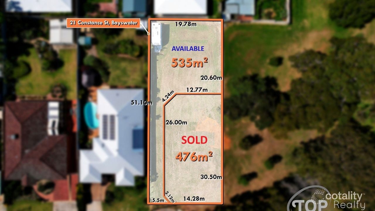 0-bedroom house at 21 Constance Street, Bayswater, WA 6053, Bayswater, Western Australia