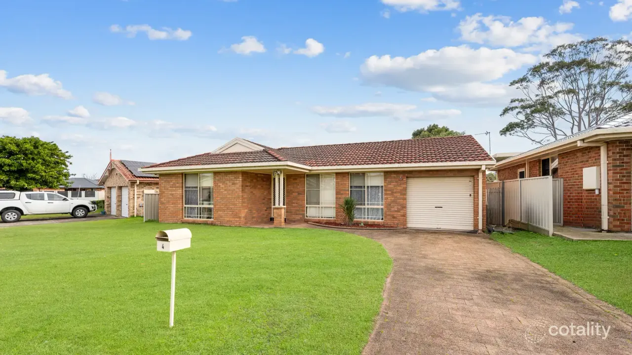 3-bedroom house at 4 Kendall Place, Raymond Terrace, NSW 2324, Port Stephens, New South Wales