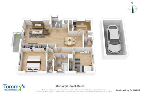 Photo of property in 8b Cargill Street, Karori, Wellington, 6012