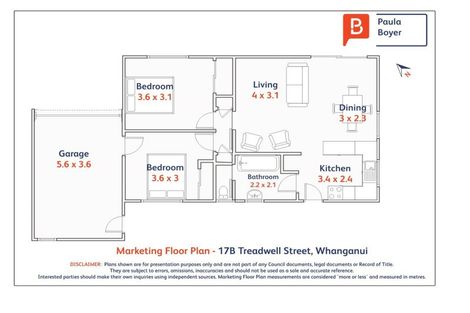 Photo of property in 17b Treadwell Street, Springvale, Whanganui, 4501
