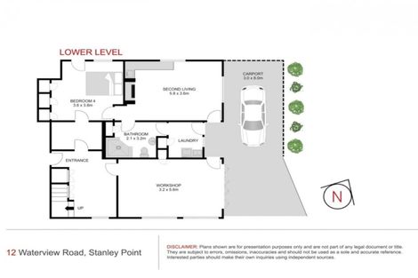 Photo of property in 12 Waterview Road, Stanley Point, Auckland, 0624