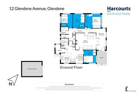 Photo of property in 12 Glendene Avenue, Glendene, Auckland, 0602