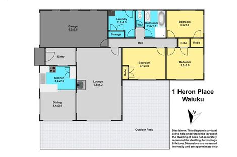 Photo of property in 1 Heron Place, Waiuku, 2123