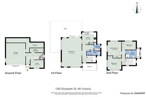 Photo of property in 1/85 Elizabeth Street, Mount Victoria, Wellington, 6011