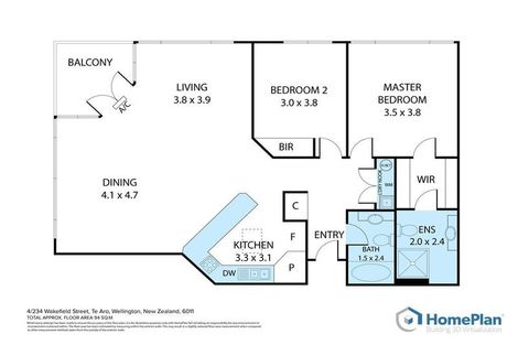 Photo of property in Master Builders House, 4/234 Wakefield Street, Te Aro, Wellington, 6011