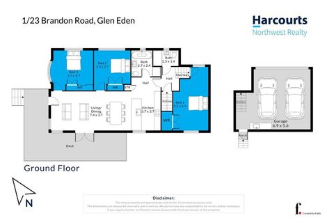 Photo of property in 1/23 Brandon Road, Glen Eden, Auckland, 0602