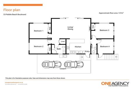 Photo of property in 53 Pebble Beach Boulevard, Te Kamo, Whangarei, 0112