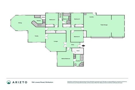 Photo of property in 136 Lowes Road, Rolleston, 7614