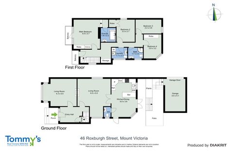 Photo of property in 46 Roxburgh Street, Mount Victoria, Wellington, 6011