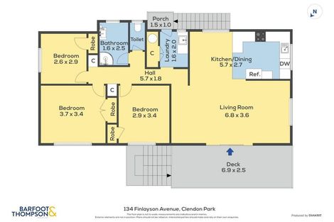 Photo of property in 134 Finlayson Avenue, Clendon Park, Auckland, 2103