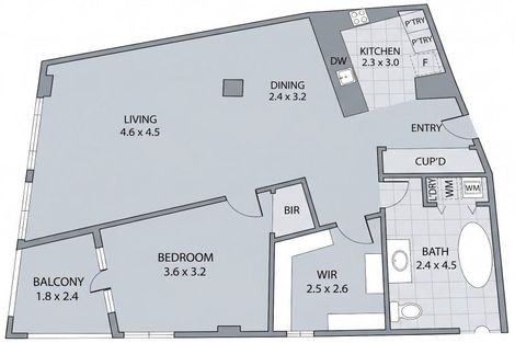 Photo of property in Dominion Apartments, 1/80 Victoria Street, Wellington Central, Wellington, 6011