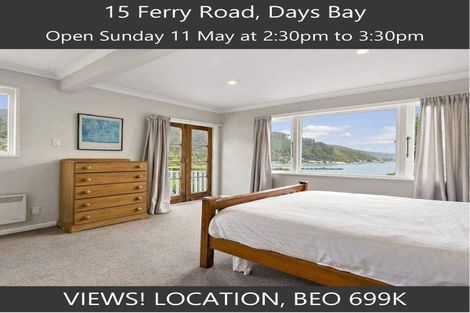 Photo of property in 15 Ferry Road, Days Bay, Lower Hutt, 5013