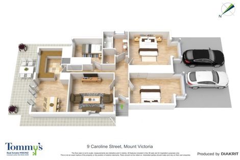 Photo of property in 9 Caroline Street, Mount Victoria, Wellington, 6011