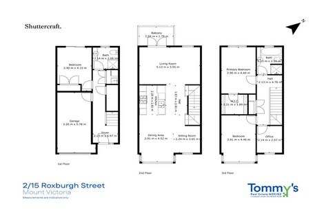 Photo of property in 2/15 Roxburgh Street, Mount Victoria, Wellington, 6011