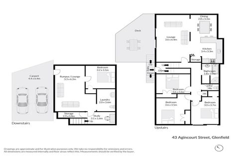 Photo of property in 43 Agincourt Street, Glenfield, Auckland, 0629