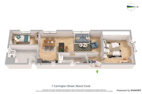 Photo of property in 7 Carrington Street, Mount Cook, Wellington, 6021