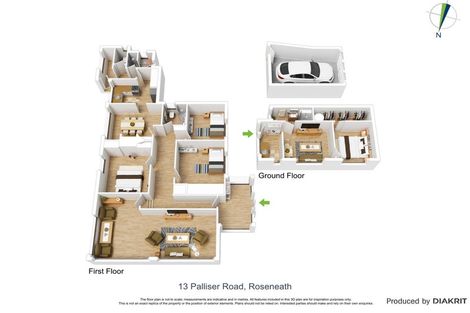 Photo of property in 13 Palliser Road, Roseneath, Wellington, 6011