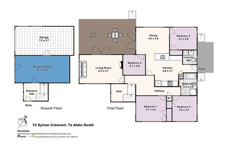Photo of property in 74 Sylvan Crescent, Te Atatu South, Auckland, 0610