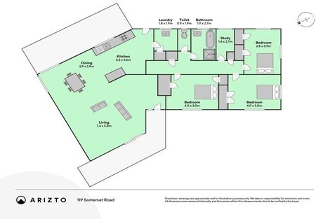 Photo of property in 119 Somerset Road, Springvale, Whanganui, 4501