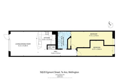Photo of property in 9/20 Egmont Street, Te Aro, Wellington, 6011