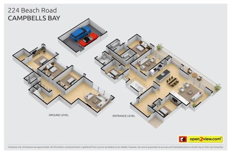 Photo of property in 224 Beach Road, Campbells Bay, Auckland, 0630