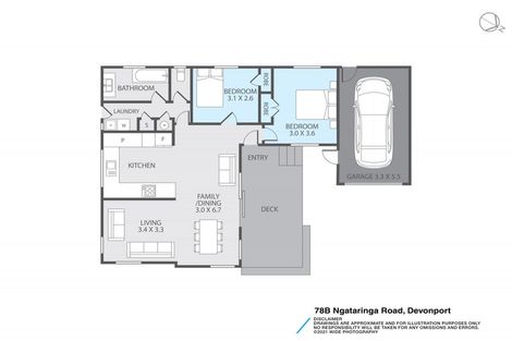 Photo of property in 2/78 Ngataringa Road, Devonport, Auckland, 0624