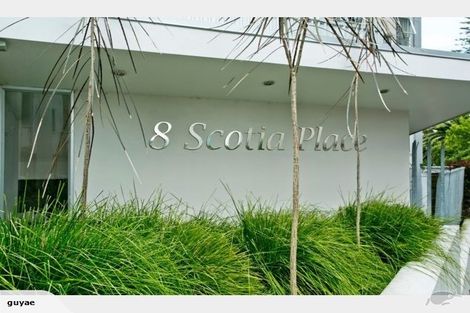 Photo of property in Scotia Tower Apartments, 9d/8 Scotia Place, Auckland Central, Auckland, 1010