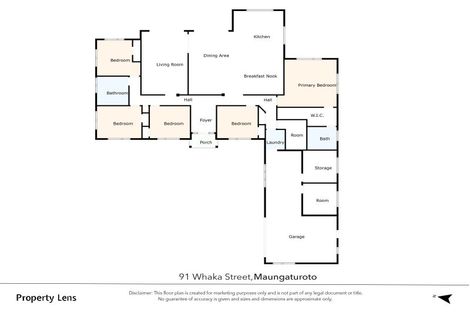 Photo of property in 91 Whaka Street, Maungaturoto, 0520