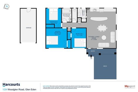 Photo of property in 1/24 Woodglen Road, Glen Eden, Auckland, 0602