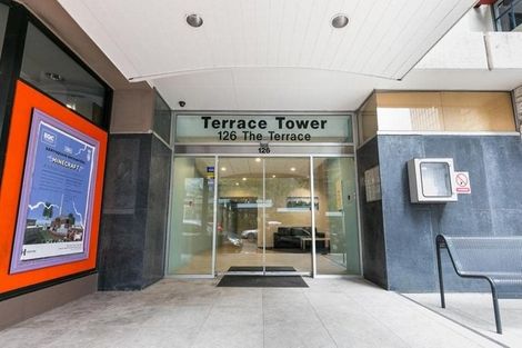 Photo of property in Terrace Tower Apartments, 126 The Terrace, Wellington Central, Wellington, 6011
