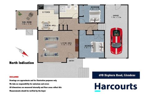 Photo of property in 2/69 Hepburn Road, Glendene, Auckland, 0602