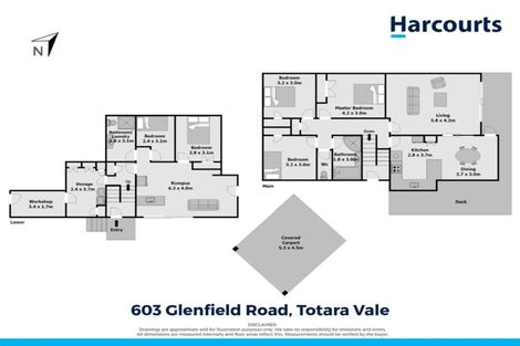 Photo of property in 603 Glenfield Road, Totara Vale, Auckland, 0629