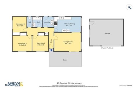 Photo of property in 13 Poutini Place, Manurewa, Auckland, 2102